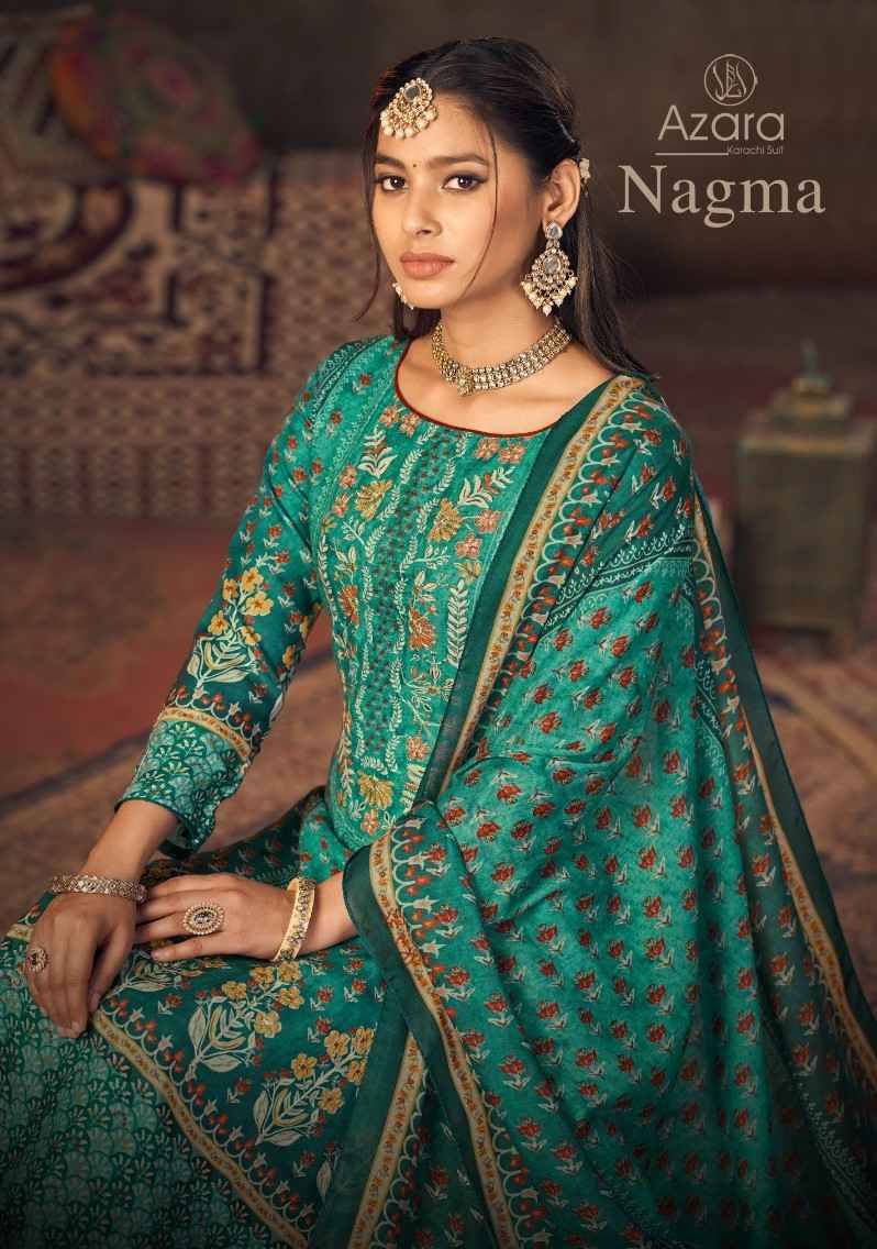 Nagma By Azara 86001 To 86004 Series Beautiful Festive Suits Stylish Fancy Colorful Casual Wear & Ethnic Wear Pure Rayon Print Dresses At Wholesale Price