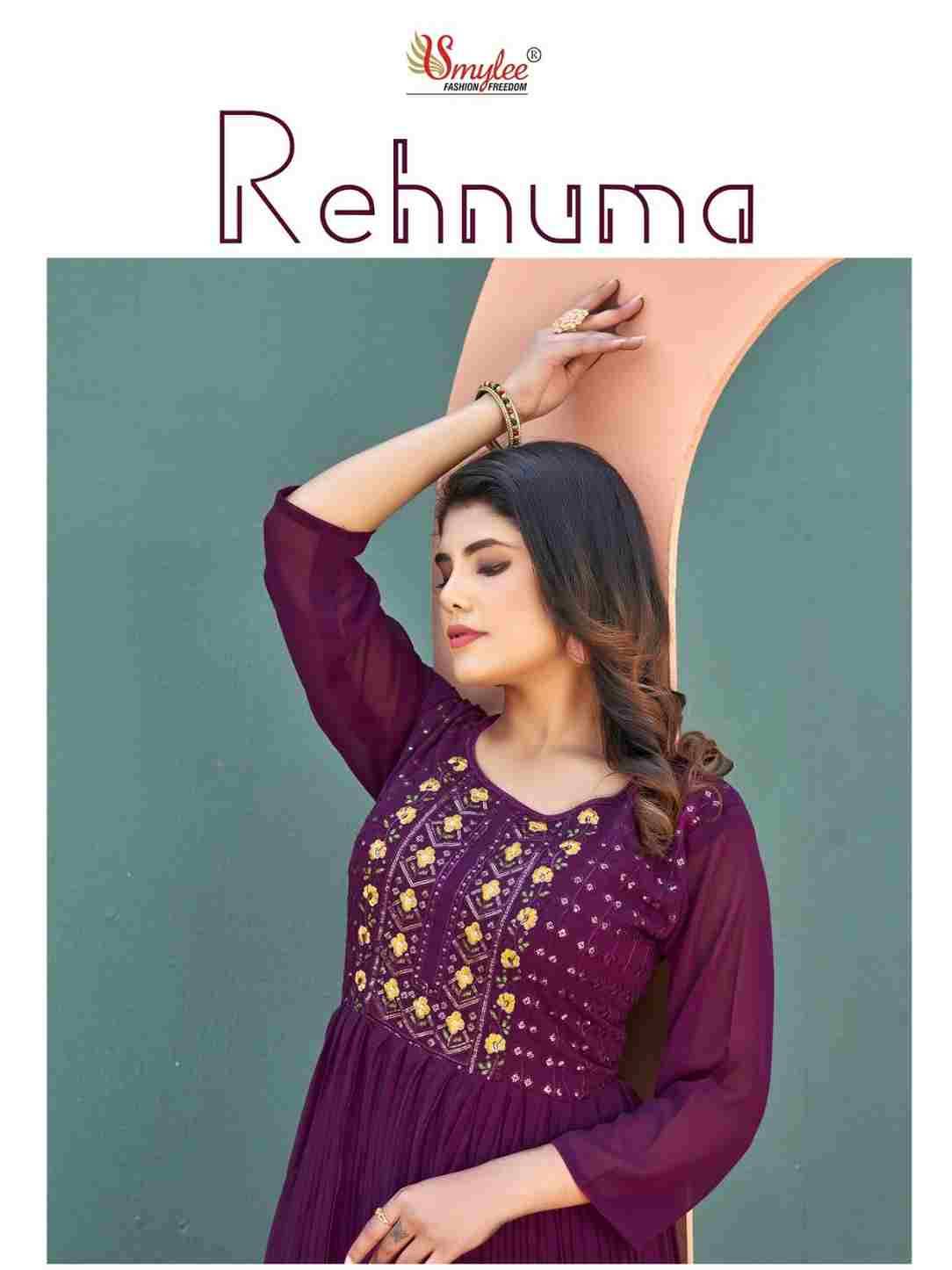 Rehnuma By Smylee 01 To 08 Series Designer Stylish Fancy Colorful Beautiful Party Wear & Ethnic Wear Collection Heavy Georgette Print Gowns At Wholesale Price