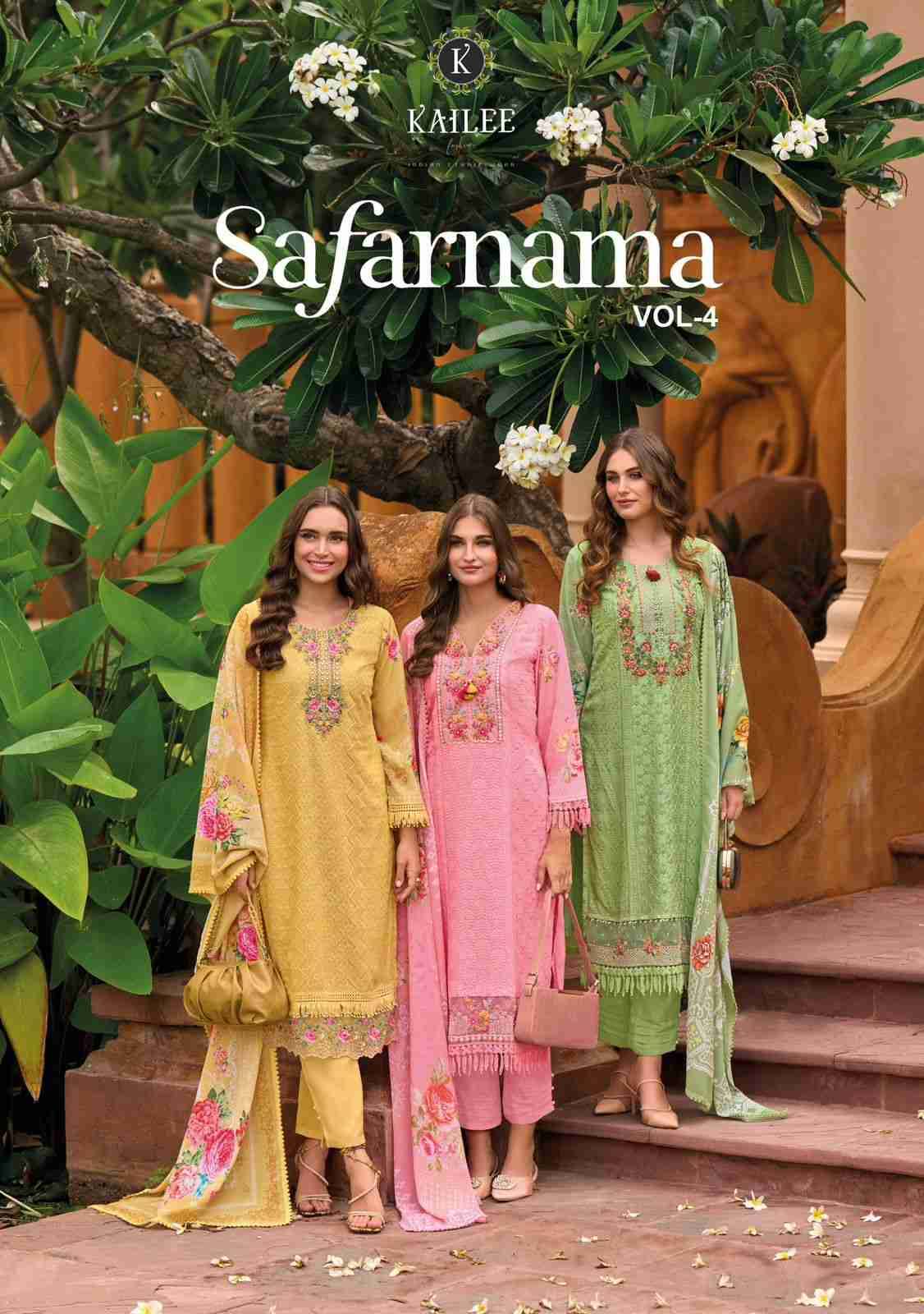 Safarnama Vol-4 By Kailee 42611 To 42616 Series Designer Festive Suits Collection Beautiful Stylish Fancy Colorful Party Wear & Occasional Wear Pure Viscose Muslin Embroidered Dresses At Wholesale Price