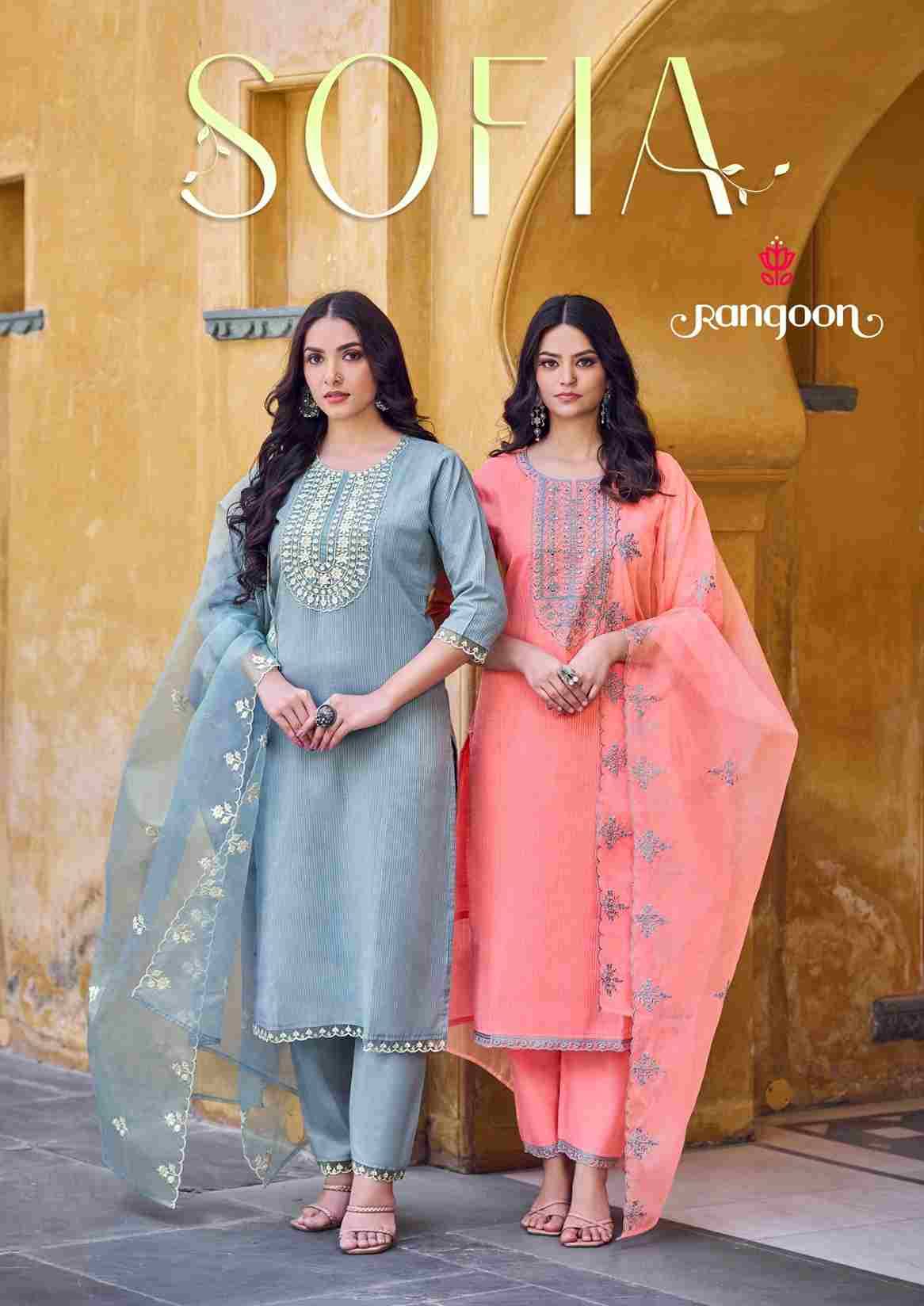 Sofia By Rangoon 5151 To 5156 Series Beautiful Stylish Suits Fancy Colorful Casual Wear & Ethnic Wear & Ready To Wear Pure Cotton With Work Dresses At Wholesale Price
