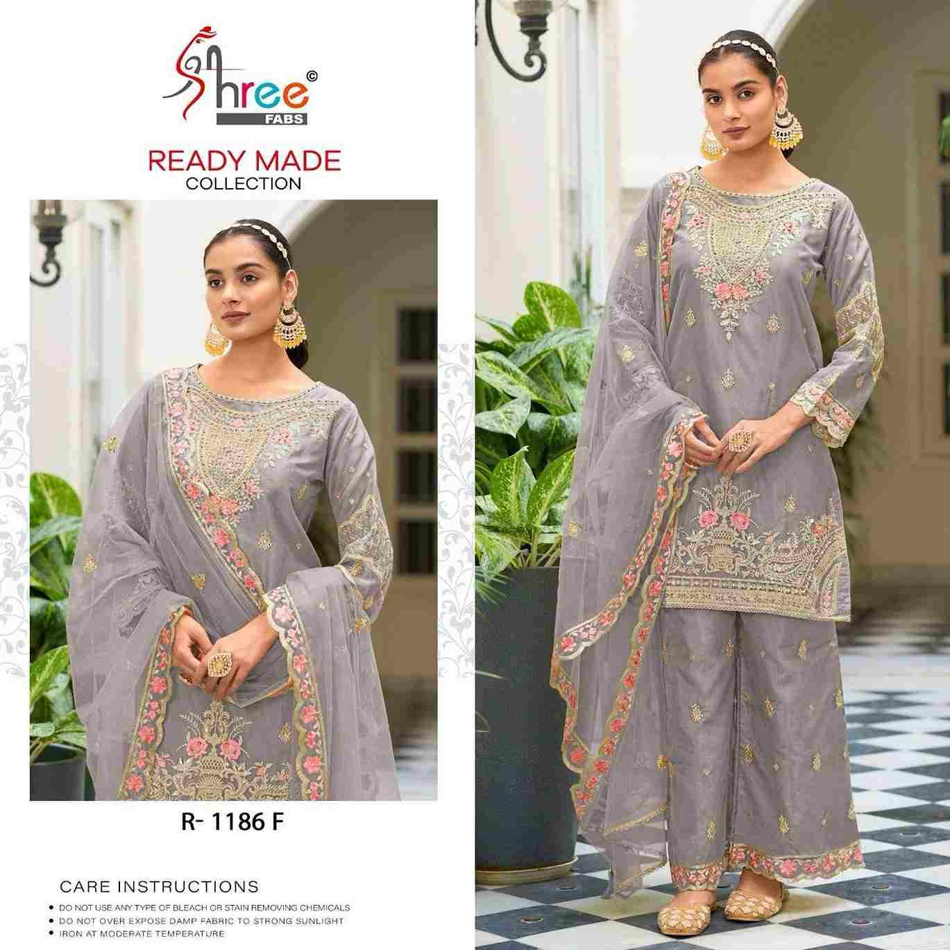 Shree Fabs Hit Design R-1186 Colours Vol-2 By Shree Fabs R-1186-E To R-1186-H Series Pakistani Suits Beautiful Fancy Colorful Stylish Party Wear & Occasional Wear Organza Embroidery Dresses At Wholesale Price