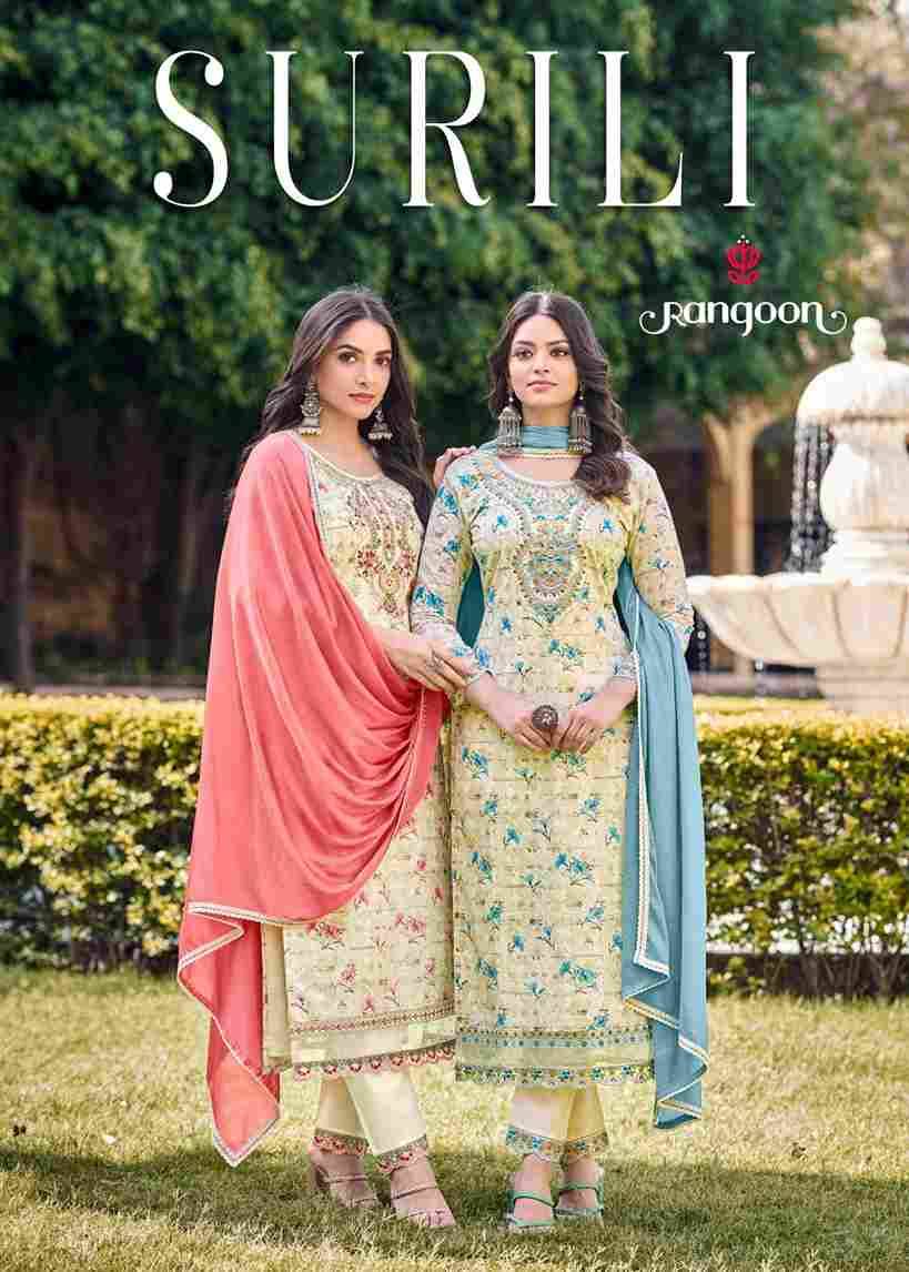 Surili By Rangoon 5131 To 5134 Series Festive Suits Beautiful Fancy Colorful Stylish Party Wear & Occasional Wear Pure Cotton Print Dresses At Wholesale Price