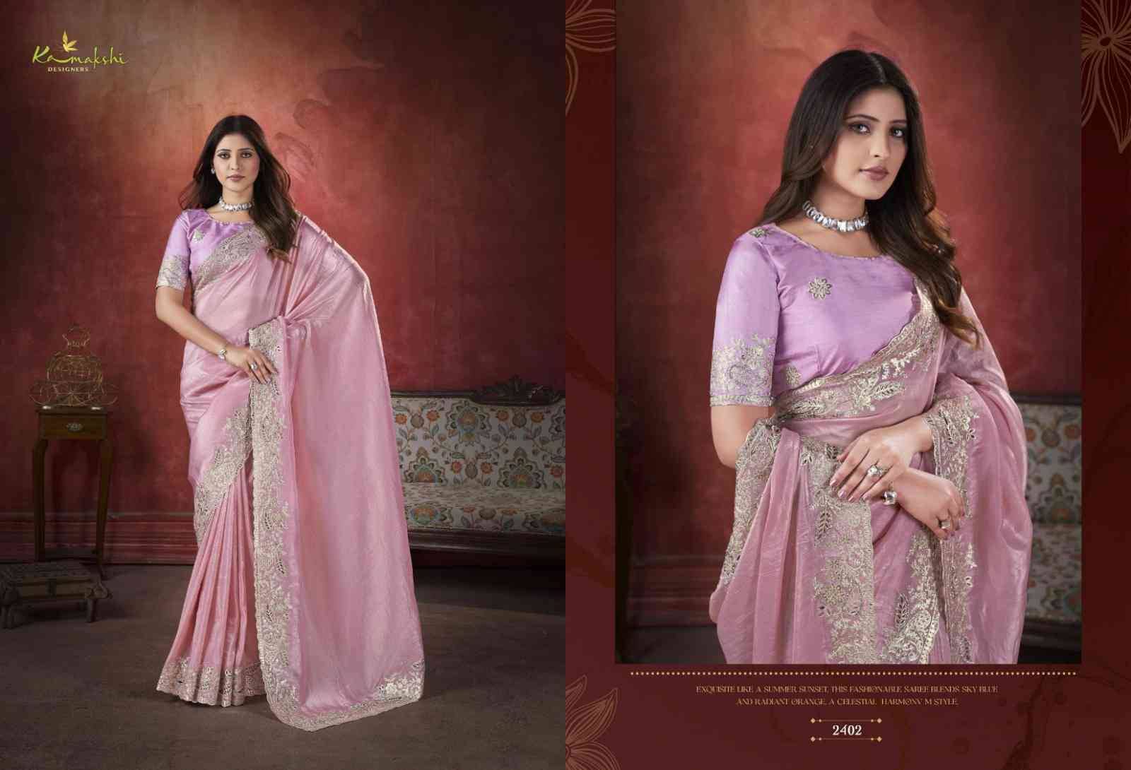Aza By Kamakshi 2401 To 2409 Series Bridal Wear Collection Beautiful Stylish Colorful Fancy Party Wear & Occasional Wear Satin Silk Lehengas At Wholesale Price
