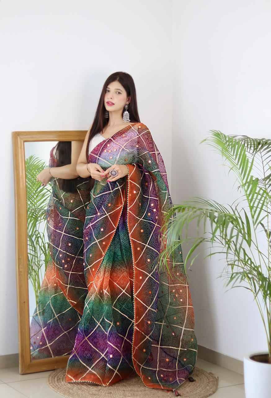 Archana By Fashid Wholesale Indian Traditional Wear Collection Beautiful Stylish Fancy Colorful Party Wear & Occasional Wear Organza Silk Sarees At Wholesale Price
