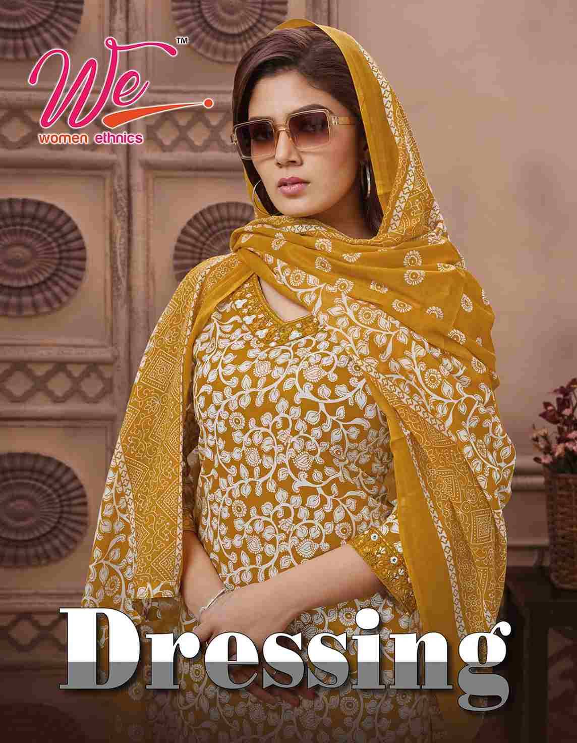 Dressing By Women Ethnic 5401 To 5406 Series Designer Festive Suits Collection Beautiful Stylish Fancy Colorful Party Wear & Occasional Wear Pure Cotton Embroidered Dresses At Wholesale Price