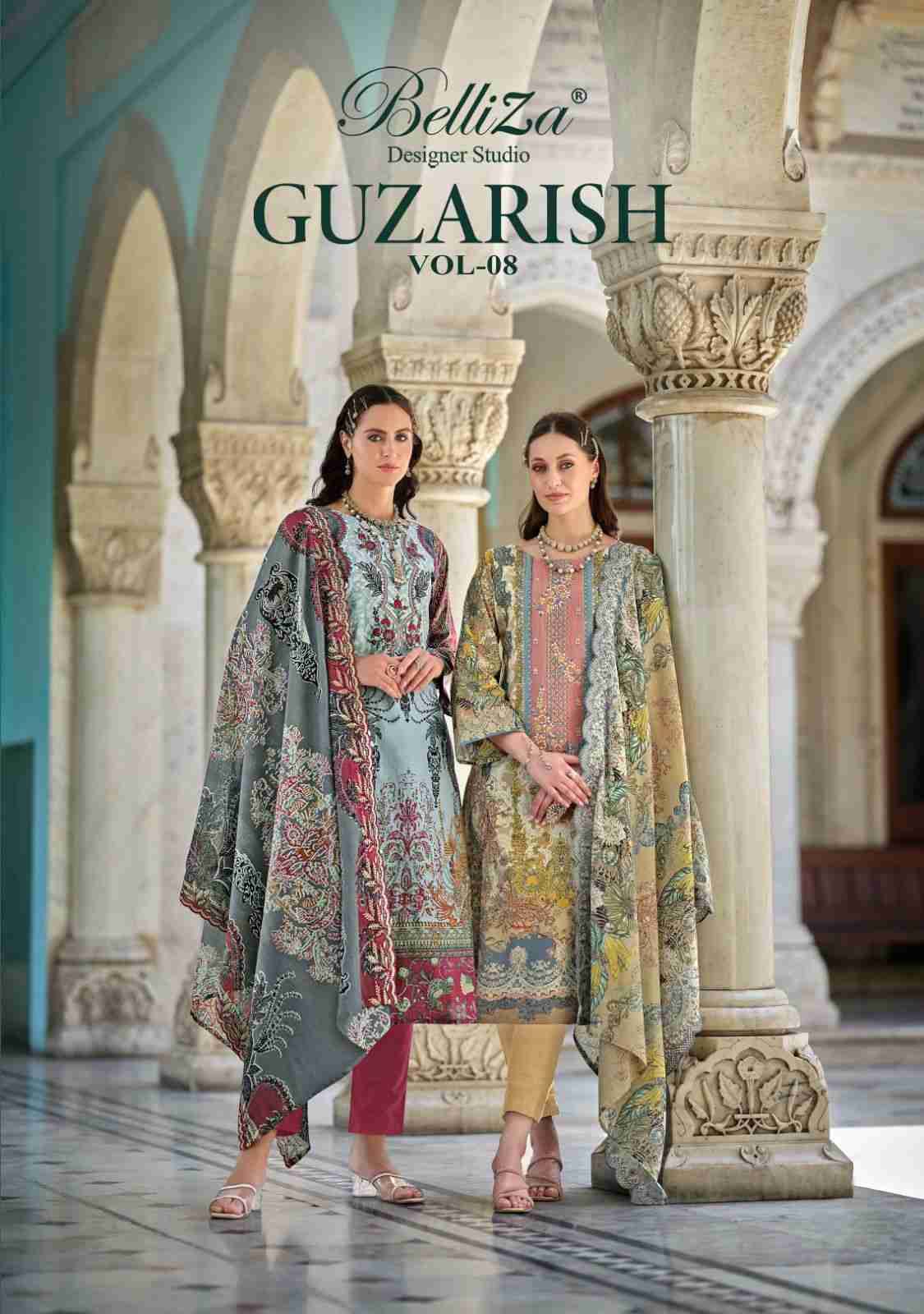 Guzarish Vol-8 By Belliza 916-001 To 916-008 Series Beautiful Stylish Festive Suits Fancy Colorful Casual Wear & Ethnic Wear & Ready To Wear Pure Cotton Digital Print Dresses At Wholesale Price