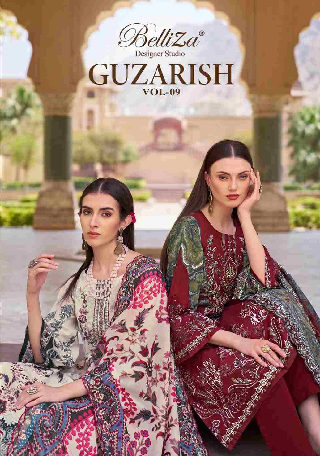Guzarish Vol-9 By Belliza 922-001 To 922-008 Series Beautiful Stylish Festive Suits Fancy Colorful Casual Wear & Ethnic Wear & Ready To Wear Pure Cotton Digital Print Dresses At Wholesale Price