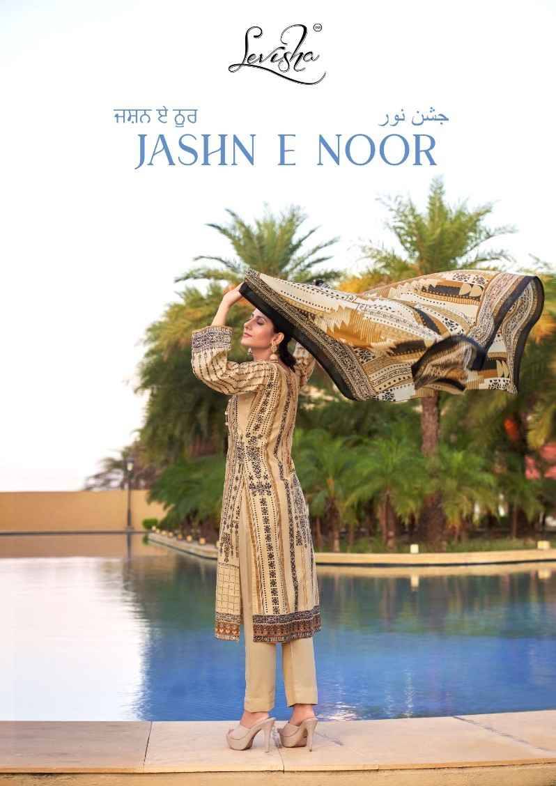 Jashn E Noor By Levisha 01 To 06 Series Festive Suits Beautiful Fancy Colorful Stylish Party Wear & Occasional Wear Cambric Cotton Print Dresses At Wholesale Price