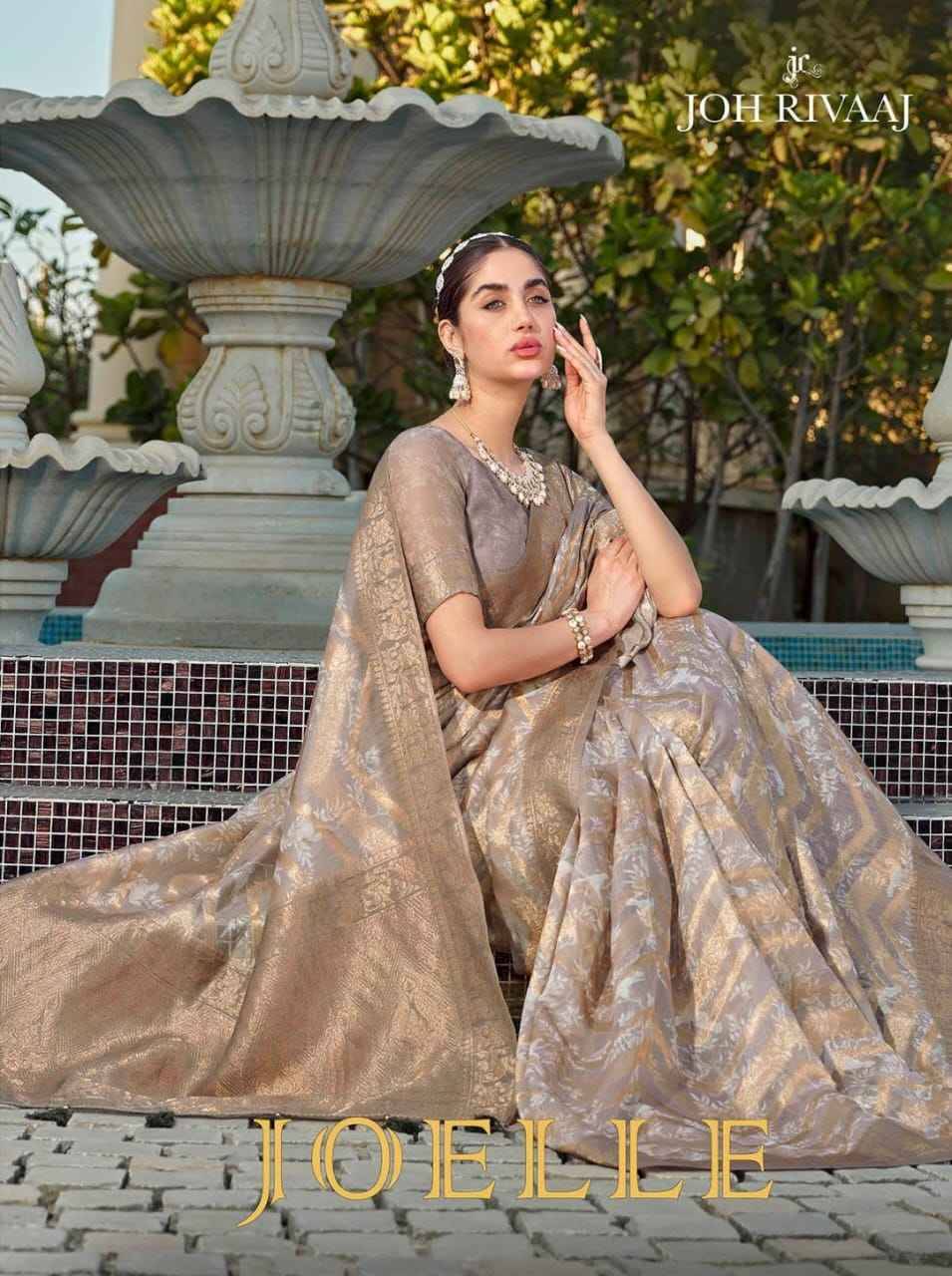 Joelle By Joh Rivaaj 24321 To 24329 Series Indian Traditional Wear Collection Beautiful Stylish Fancy Colorful Party Wear & Occasional Wear Silk Sarees At Wholesale Price