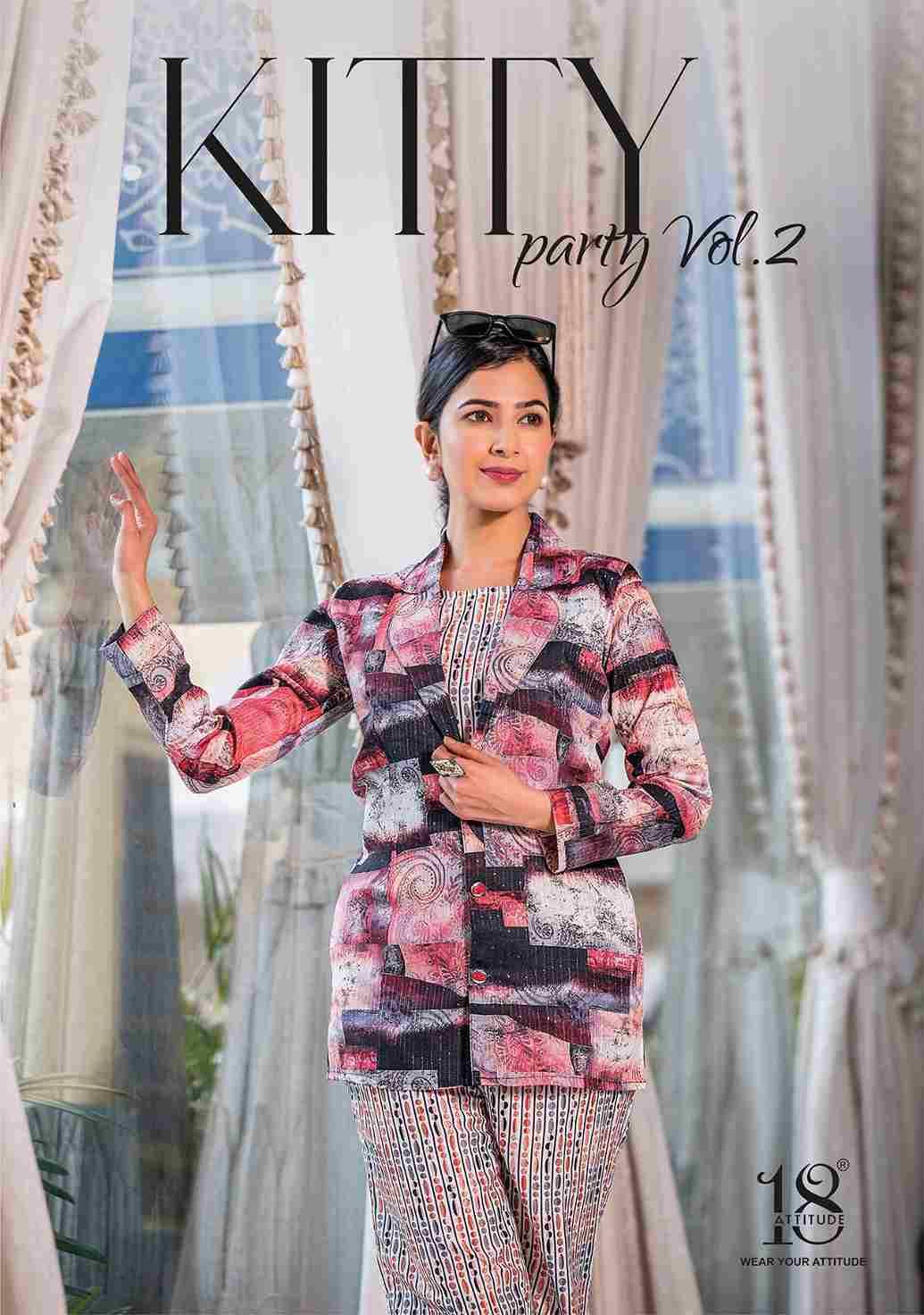 Kitty Party Vol-2 By 18 Attitude 201 To 207 Series Designer Stylish Fancy Colorful Beautiful Party Wear & Ethnic Wear Collection Cotton Linen Co-Ord Sets With Jackets At Wholesale Price