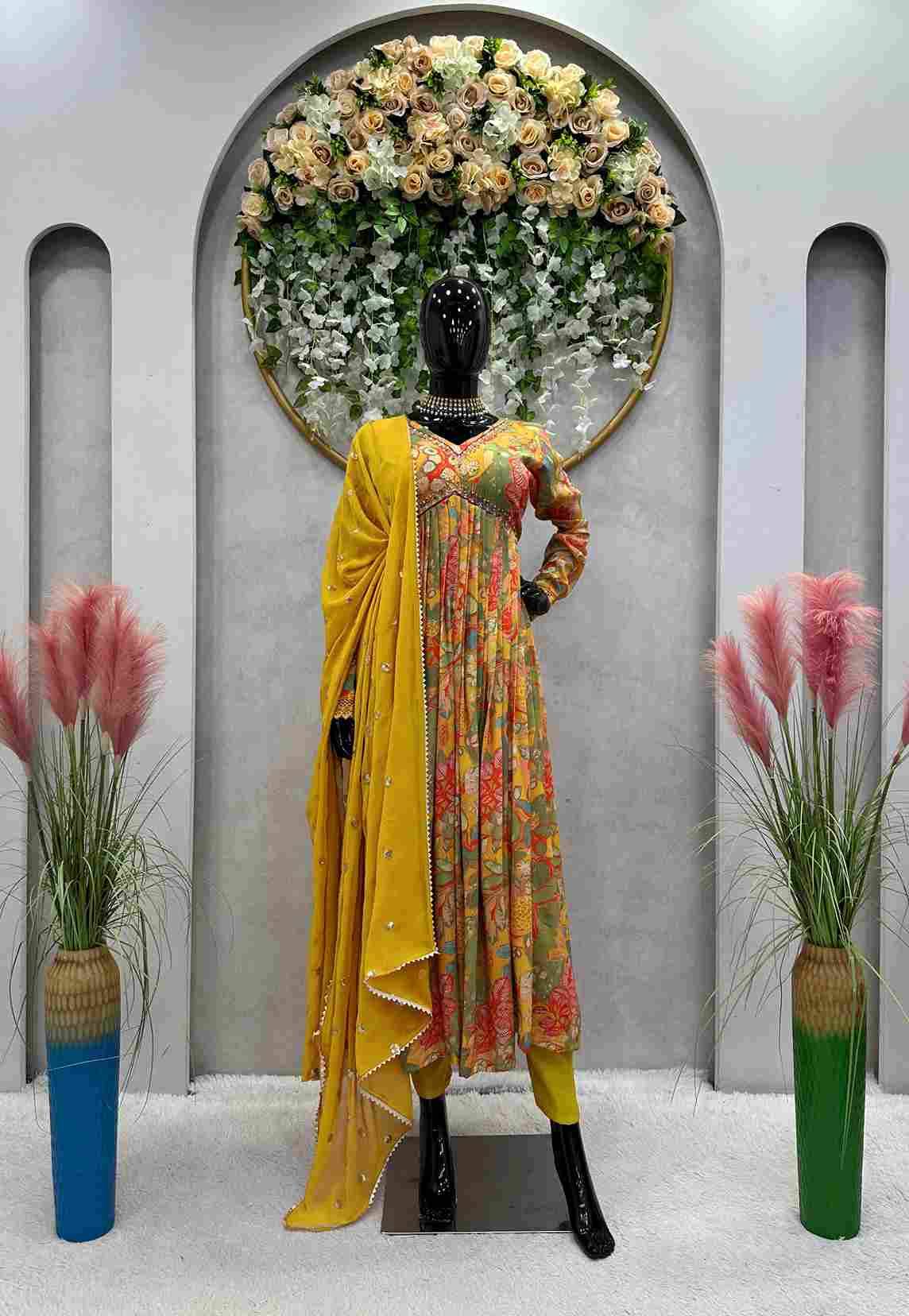 K-1458 By Fashid Wholesale Beautiful Stylish Festive Suits Fancy Colorful Casual Wear & Ethnic Wear & Ready To Wear Muslin Print Dresses At Wholesale Price