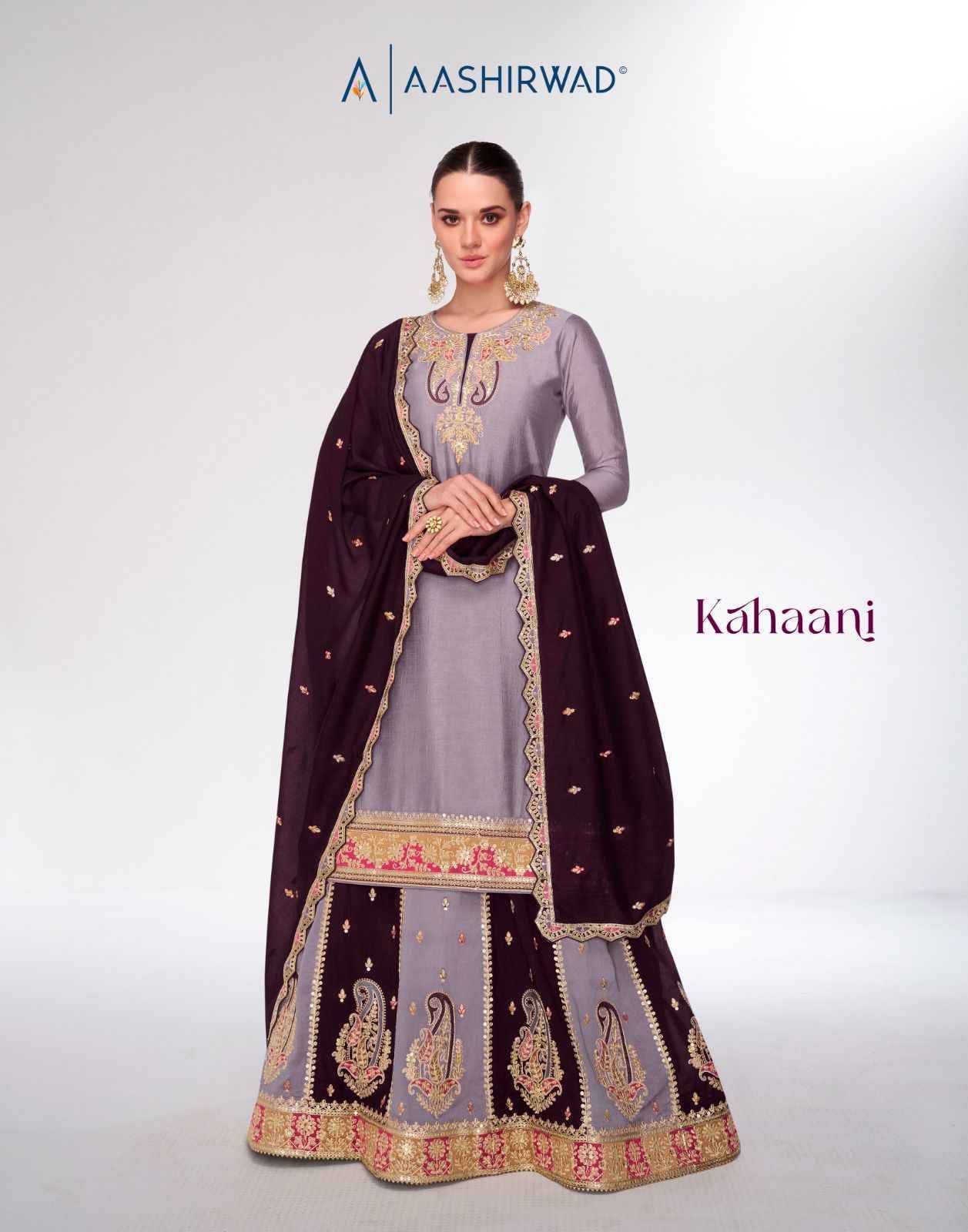 Kahaani By Aashirwad Creation 9986 To 9988 Series Beautiful Festive Suits Colorful Stylish Fancy Casual Wear & Ethnic Wear Premium Silk Dresses At Wholesale Price