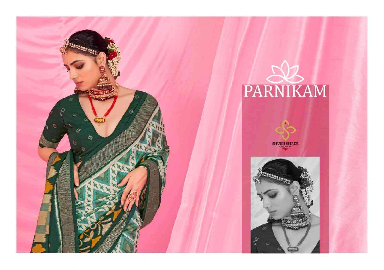 Parnikam By Shubh Shree 1001 To 1012 Series Indian Traditional Wear Collection Beautiful Stylish Fancy Colorful Party Wear & Occasional Wear Patola Silk Sarees At Wholesale Price