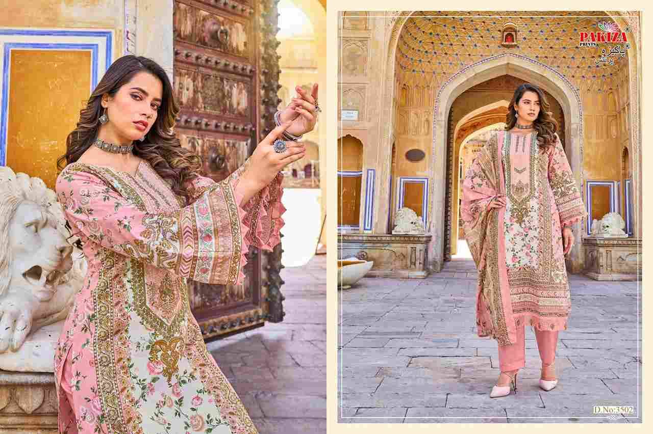 Ramsha Vol-35 By Pakiza Prints 3501 To 3510 Series Beautiful Festive Suits Stylish Fancy Colorful Casual Wear & Ethnic Wear Pure Lawn Cotton Digital Print Dresses At Wholesale Price