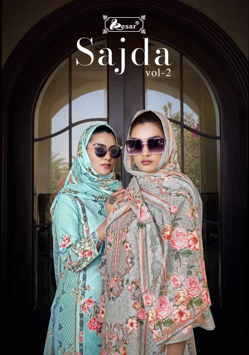 Sajda Vol-2 By Kesar 218001 To 218006 Series Beautiful Festive Suits Stylish Fancy Colorful Casual Wear & Ethnic Wear Pure Lawn Digital Print Dresses At Wholesale Price