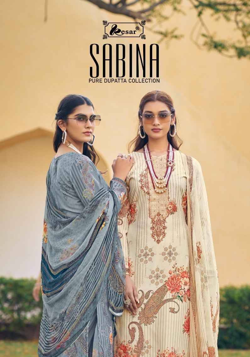 Sabina By Kesar 219001 To 219006 Series Beautiful Festive Suits Stylish Fancy Colorful Casual Wear & Ethnic Wear Pure Jam Satin Cotton Digital Print Dresses At Wholesale Price