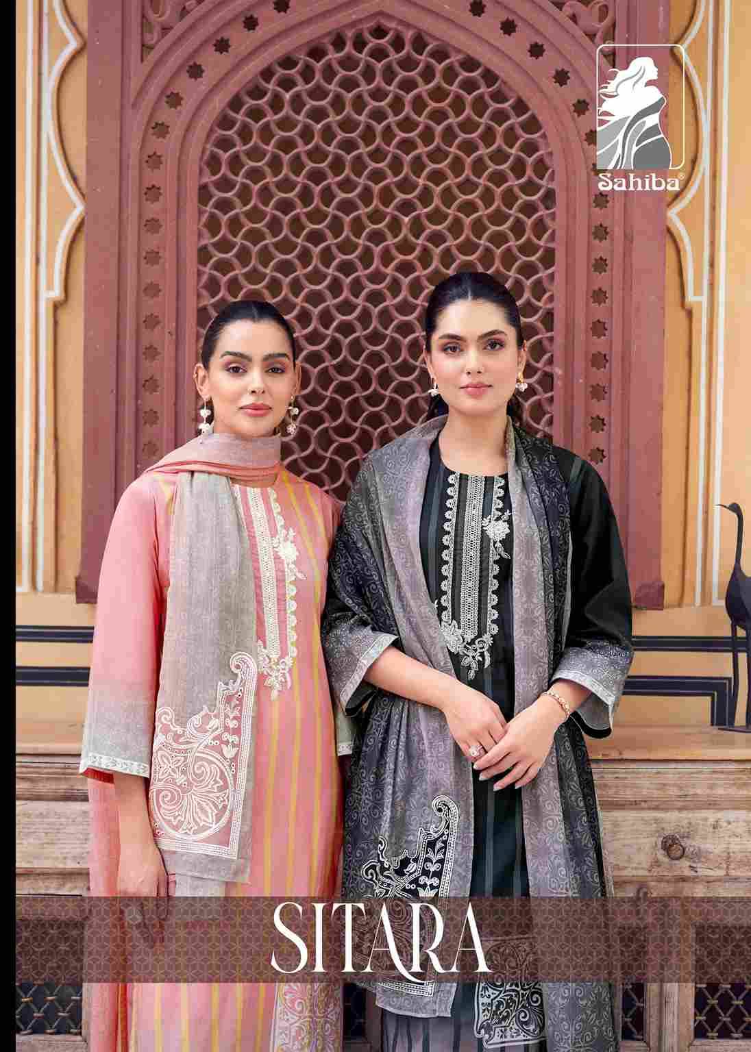 Sitara By Sahiba Fabrics Beautiful Festive Suits Colorful Stylish Fancy Casual Wear & Ethnic Wear Pure Cotton Lawn Print Dresses At Wholesale Price