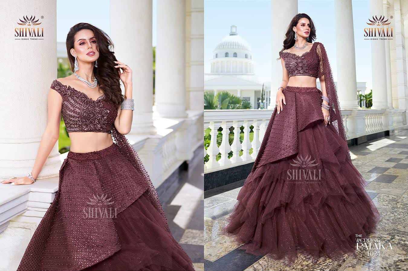 Shivali Hit Design 1024 By Shivali Designer Beautiful Wedding Collection Occasional Wear & Party Wear Fancy Lehengas At Wholesale Price