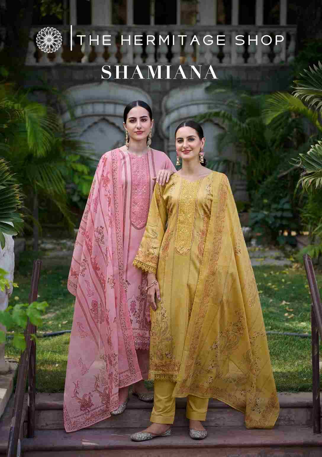Shamiana By The Hermitage Shop 01 To 06 Series Beautiful Festive Suits Stylish Fancy Colorful Casual Wear & Ethnic Wear Lawn Print Dresses At Wholesale Price