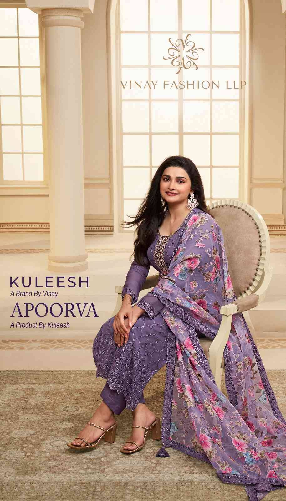 Apoorva By Vinay Fashion 67291 To 67298 Series Designer Festive Festive Suits Collection Beautiful Stylish Fancy Colorful Party Wear & Occasional Wear Schiffli Dresses At Wholesale Price