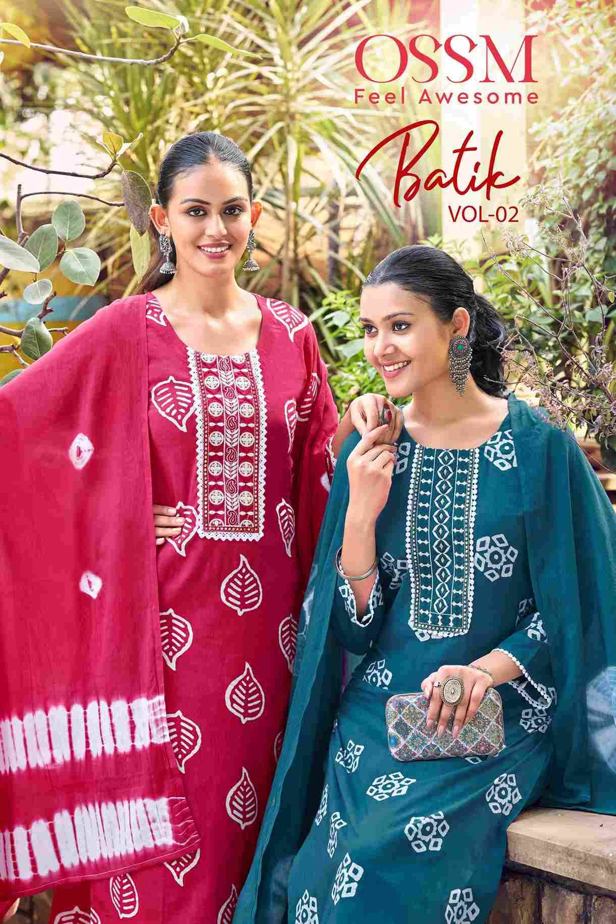 Batik Vol-2 By Ossm 1001 To 1006 Series Designer Stylish Fancy Colorful Beautiful Party Wear & Ethnic Wear Collection Cotton Print Tops At Wholesale Price