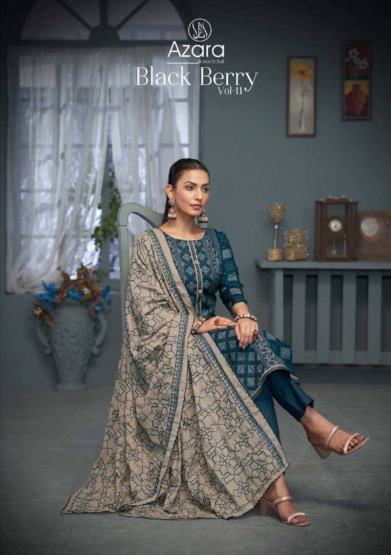 Black Berry Vol-11 By Azara 93001 To 93004 Series Beautiful Stylish Festive Suits Fancy Colorful Casual Wear & Ethnic Wear & Ready To Wear Cotton Print Dresses At Wholesale Price