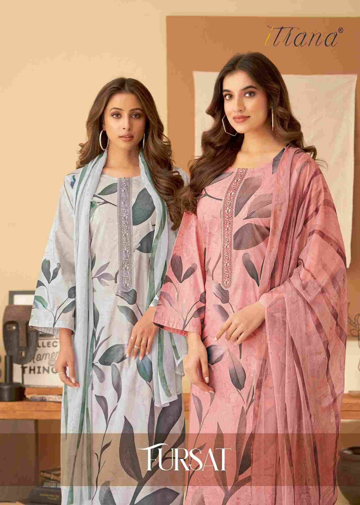 Fursat By Itrana Beautiful Festive Suits Colorful Stylish Fancy Casual Wear & Ethnic Wear Pure Lawn Cotton Dresses At Wholesale Price