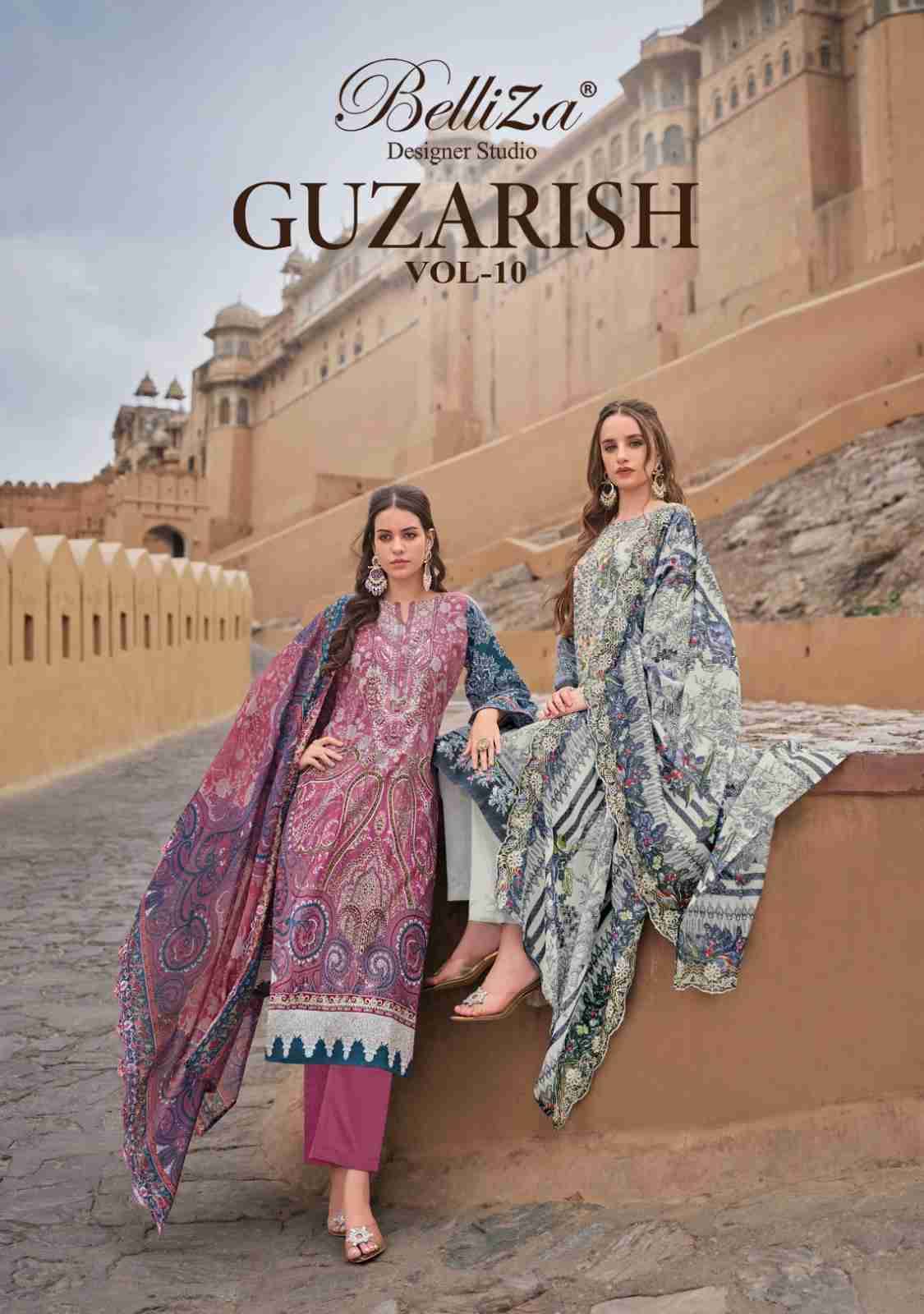 Guzarish Vol-10 By Belliza 923-001 To 923-008 Series Beautiful Stylish Festive Suits Fancy Colorful Casual Wear & Ethnic Wear & Ready To Wear Pure Cotton Digital Print Dresses At Wholesale Price