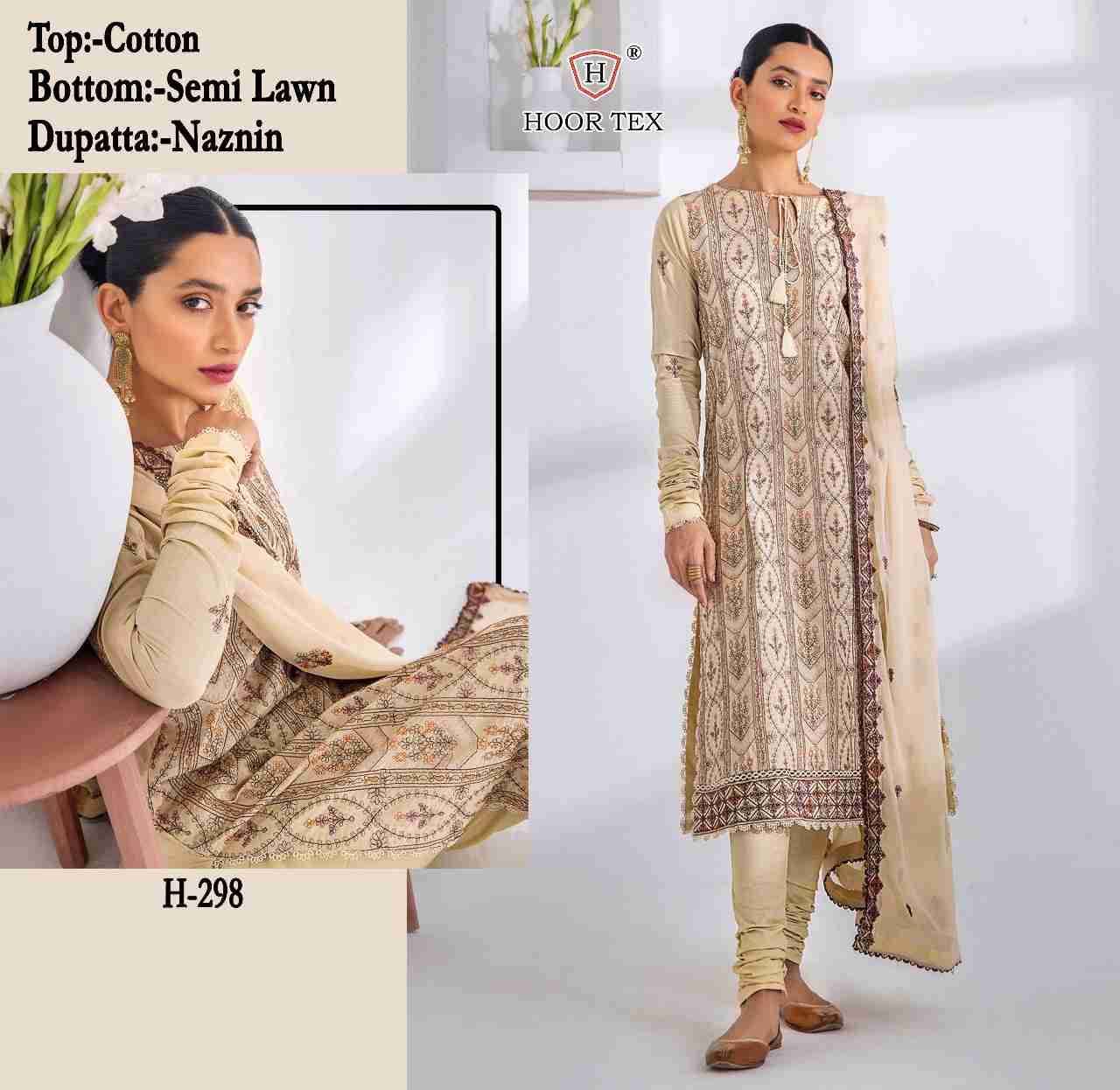 Hoor Tex Hit Design H-298 By Hoor Tex Designer Festive Pakistani Suits Collection Beautiful Stylish Fancy Colorful Party Wear & Occasional Wear Heavy Cotton With Embroidered Dresses At Wholesale Price