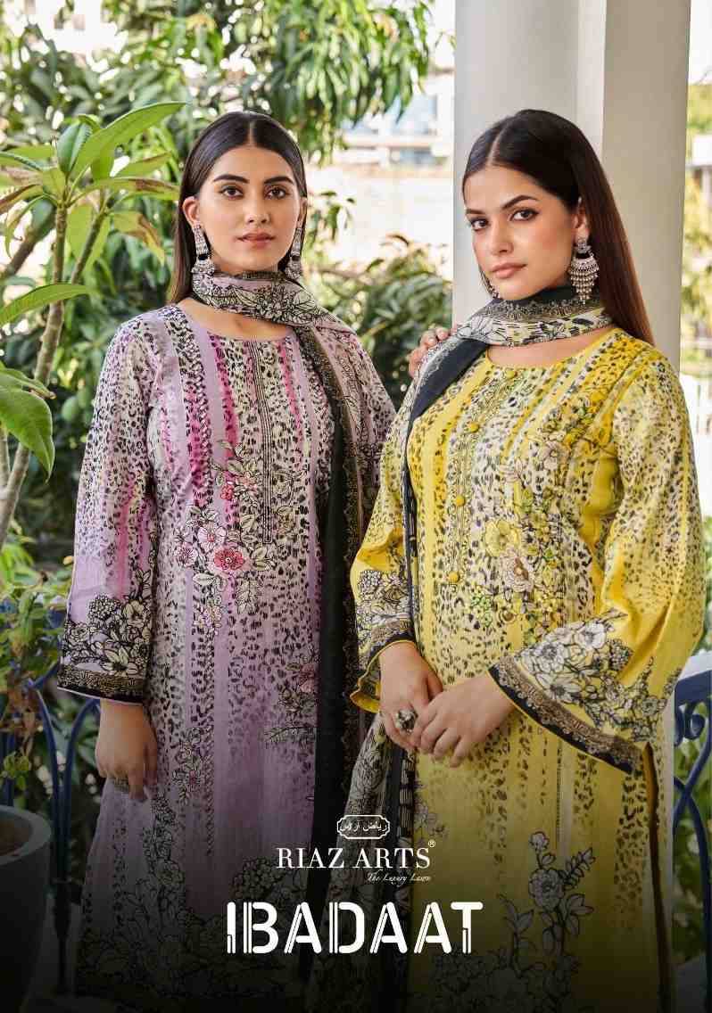 Ibadaat By Riaz Arts 3701 To 3705 Series Designer Pakistani Suits Collection Beautiful Stylish Fancy Colorful Party Wear & Occasional Wear Pure Lawn Cambric With Embroidered Dresses At Wholesale Price