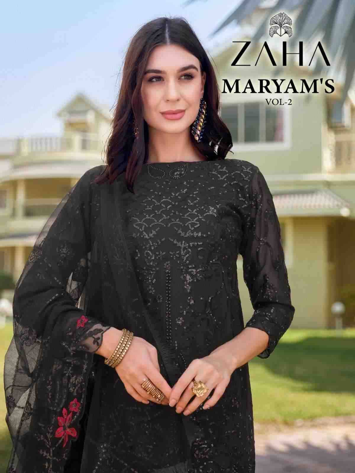 Maryams Vol-2 By Zaha 10158 To 10160 Series Beautiful Pakistani Suits Stylish Fancy Colorful Party Wear & Occasional Wear Faux Georgette Embroidered Dresses At Wholesale Price
