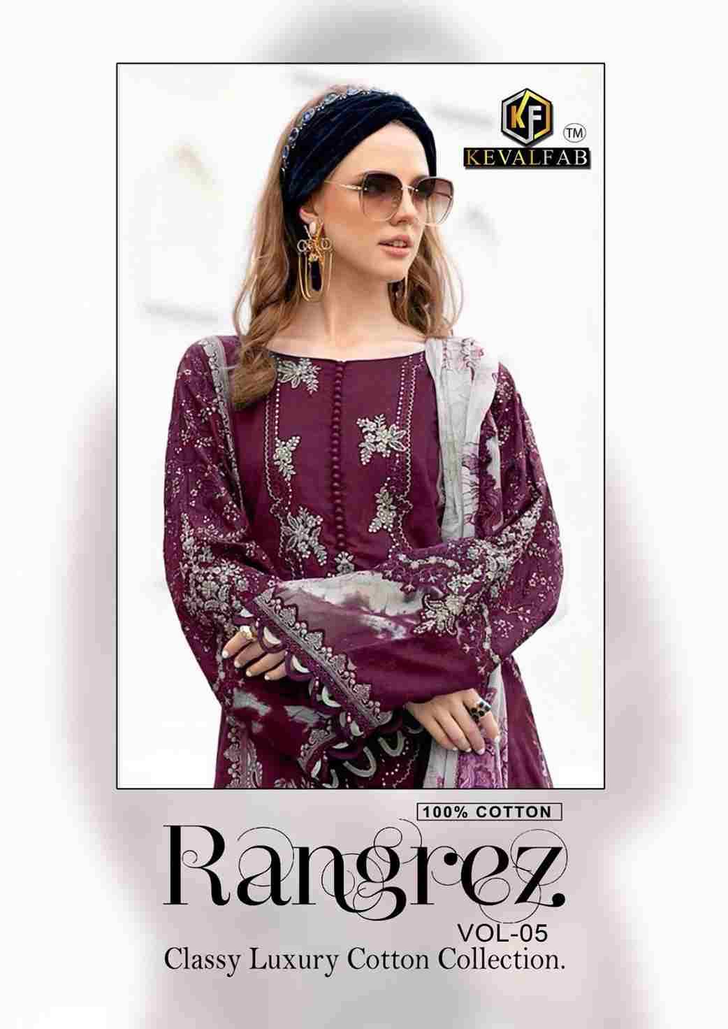 Rangrez Vol-5 By Keval Fab 5001 To 5006 Series Beautiful Festive Suits Stylish Fancy Colorful Casual Wear & Ethnic Wear Heavy Cotton Print Dresses At Wholesale Price
