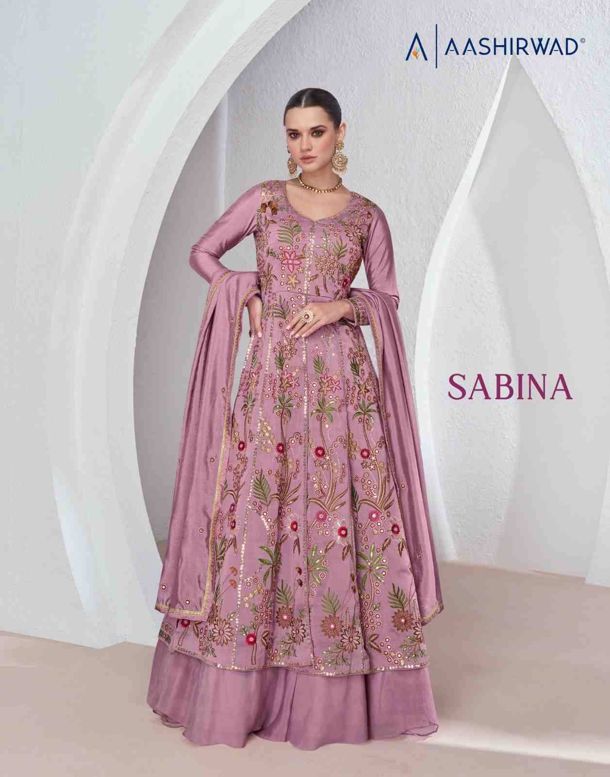Sabina By Aashirwad Creation 9848 To 9850 Series Beautiful Festive Suits Colorful Stylish Fancy Casual Wear & Ethnic Wear Premium Silk Dresses At Wholesale Price