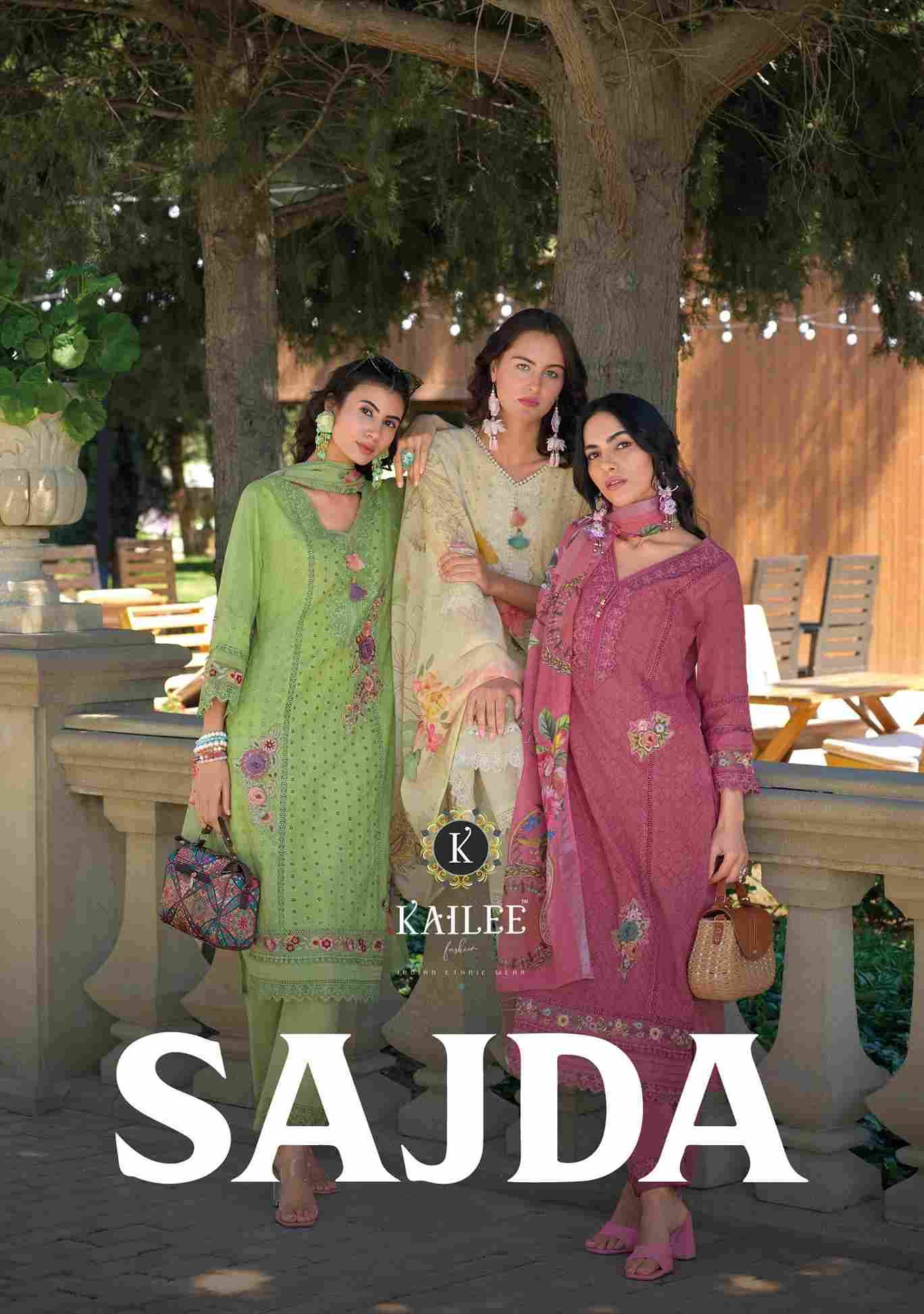 Sajda By Kailee 42671 To 42674 Series Beautiful Stylish Festive Suits Fancy Colorful Casual Wear & Ethnic Wear & Ready To Wear Pure Cotton Print Dresses At Wholesale Price