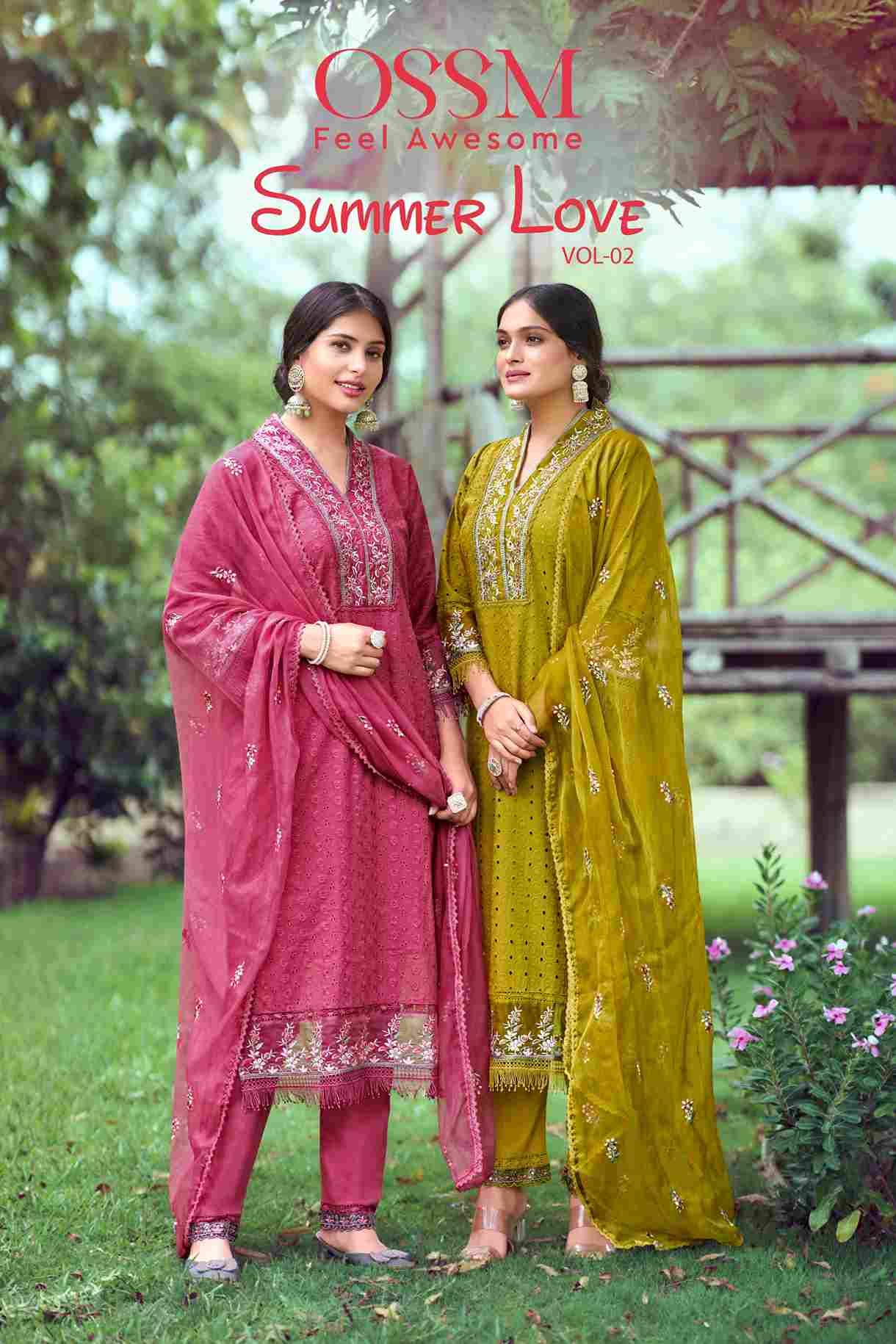 Summer Love Vol-2 By Ossm 1001 To 1006 Series Beautiful Stylish Fancy Colorful Casual Wear & Ethnic Wear Collection Cotton With Work Dresses At Wholesale Price