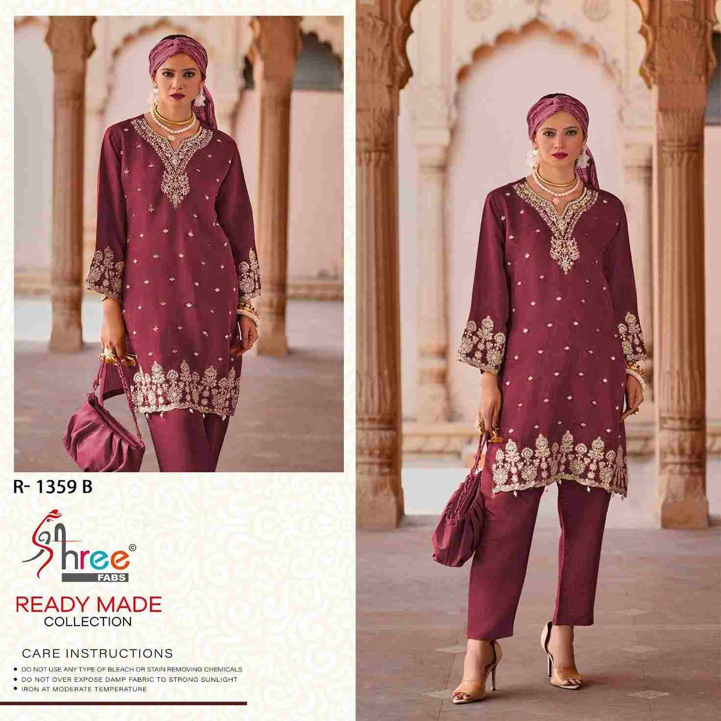 Shree Fabs Hit Design R-1359 Colours By Shree Fabs R-1359-A To R-1359-D Series Wholesale Designer Pakistani Suits Collection Beautiful Stylish Fancy Colorful Party Wear & Occasional Wear Viscose Silk Dresses At Wholesale Price