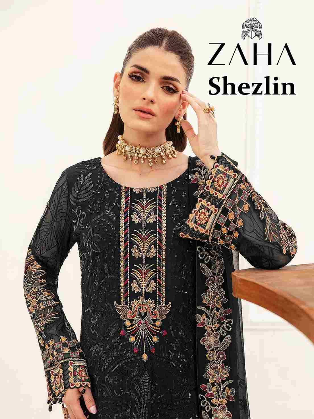 Shezlin By Zaha 10247 To 10249 Series Beautiful Pakistani Suits Colorful Stylish Fancy Casual Wear & Ethnic Wear Faux Georgette Dresses At Wholesale Price