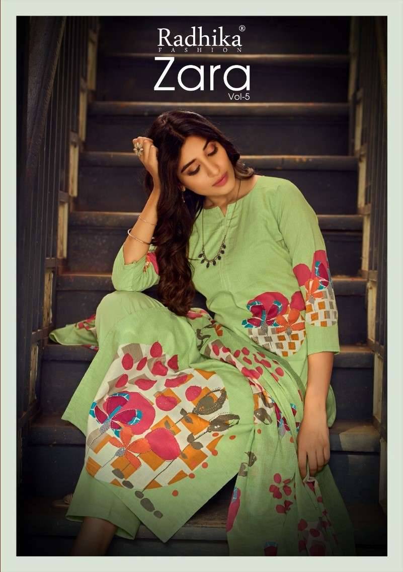 Zara Vol-5 By Radhika Fashion 79001 To 79008 Series Beautiful Festive Suits Stylish Fancy Colorful Casual Wear & Ethnic Wear Jam Cotton Print Dresses At Wholesale Price