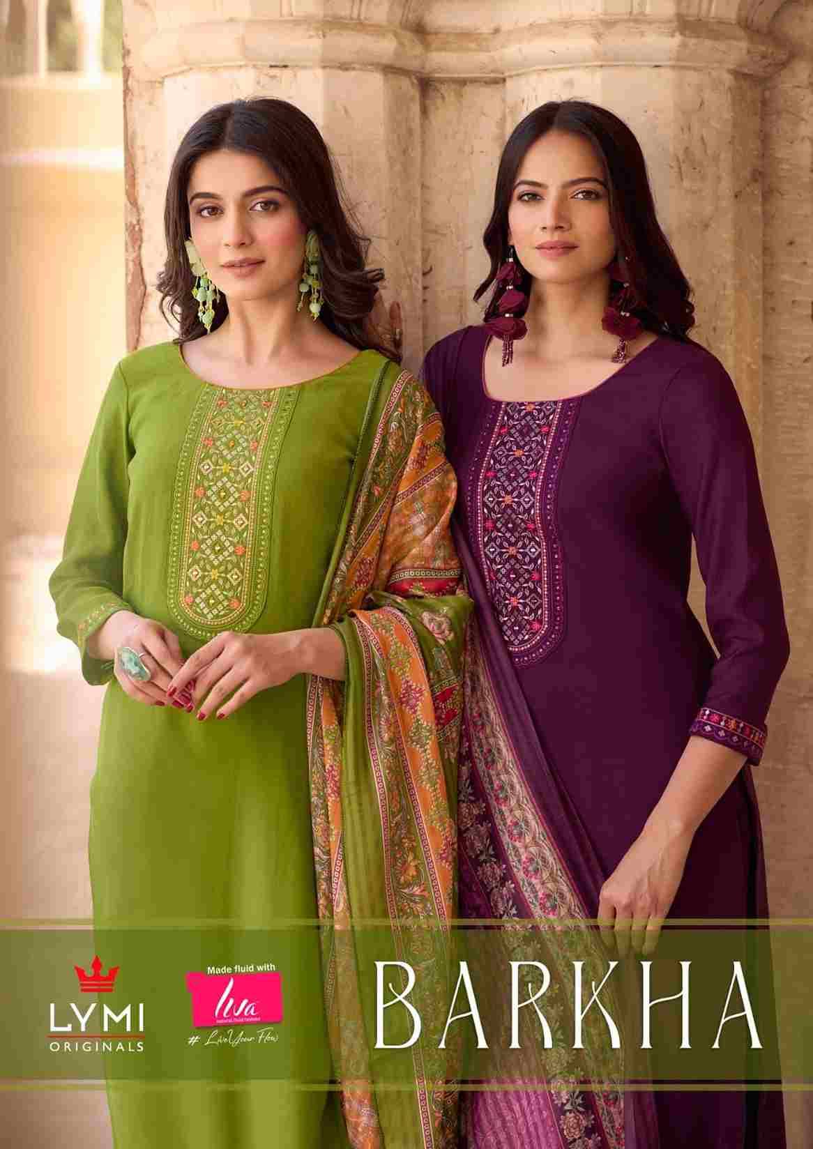 Barkha By Lymi Originals 5181 To 5184 Series Designer Stylish Fancy Colorful Beautiful Party Wear & Ethnic Wear Collection Viscose Embroidered Dresses At Wholesale Price