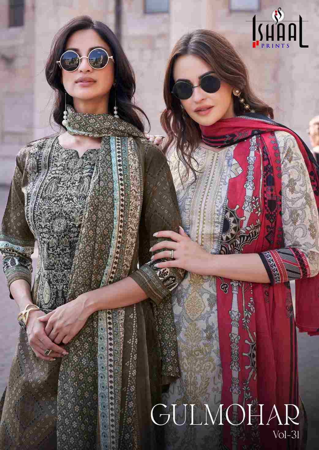 Gulmohar Vol-31 By Ishaal Prints 31001 To 31010 Series Beautiful Festive Suits Colorful Stylish Fancy Casual Wear & Ethnic Wear Pure Lawn Prints Dresses At Wholesale Price