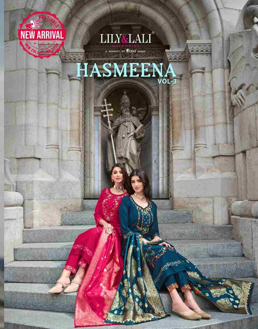 Hasmeena Vol-3 By Lady Leela 20301 To 20306 Series Beautiful Festive Suits Colorful Stylish Fancy Casual Wear & Ethnic Wear Viscose Organza Dresses At Wholesale Price
