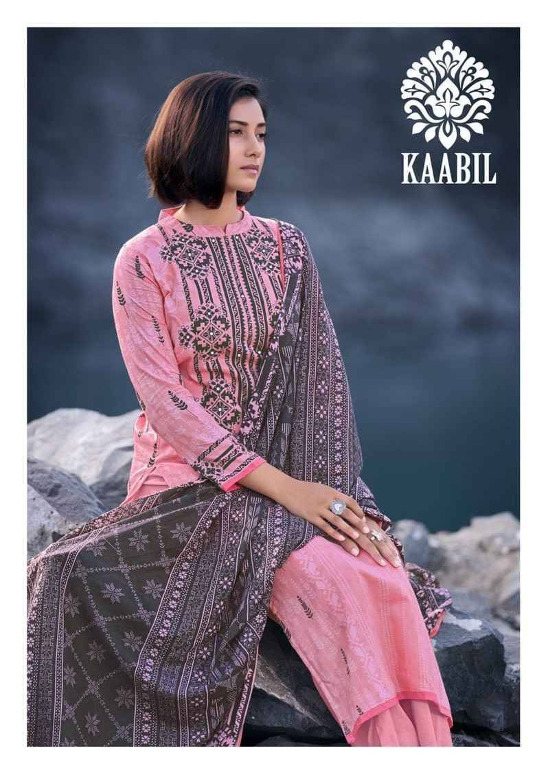 Kaabil By Karachi Prints 01 To 08 Series Beautiful Festive Suits Colorful Stylish Fancy Casual Wear & Ethnic Wear Pure Cotton Lawn Print With Work Dresses At Wholesale Price