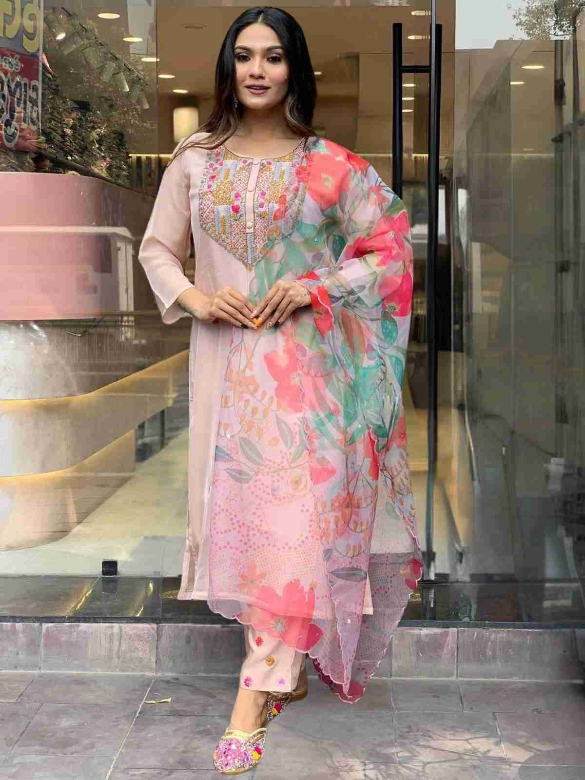 Kimaya By PC Beautiful Festive Suits Colorful Stylish Fancy Casual Wear & Ethnic Wear Crepe Dresses At Wholesale Price