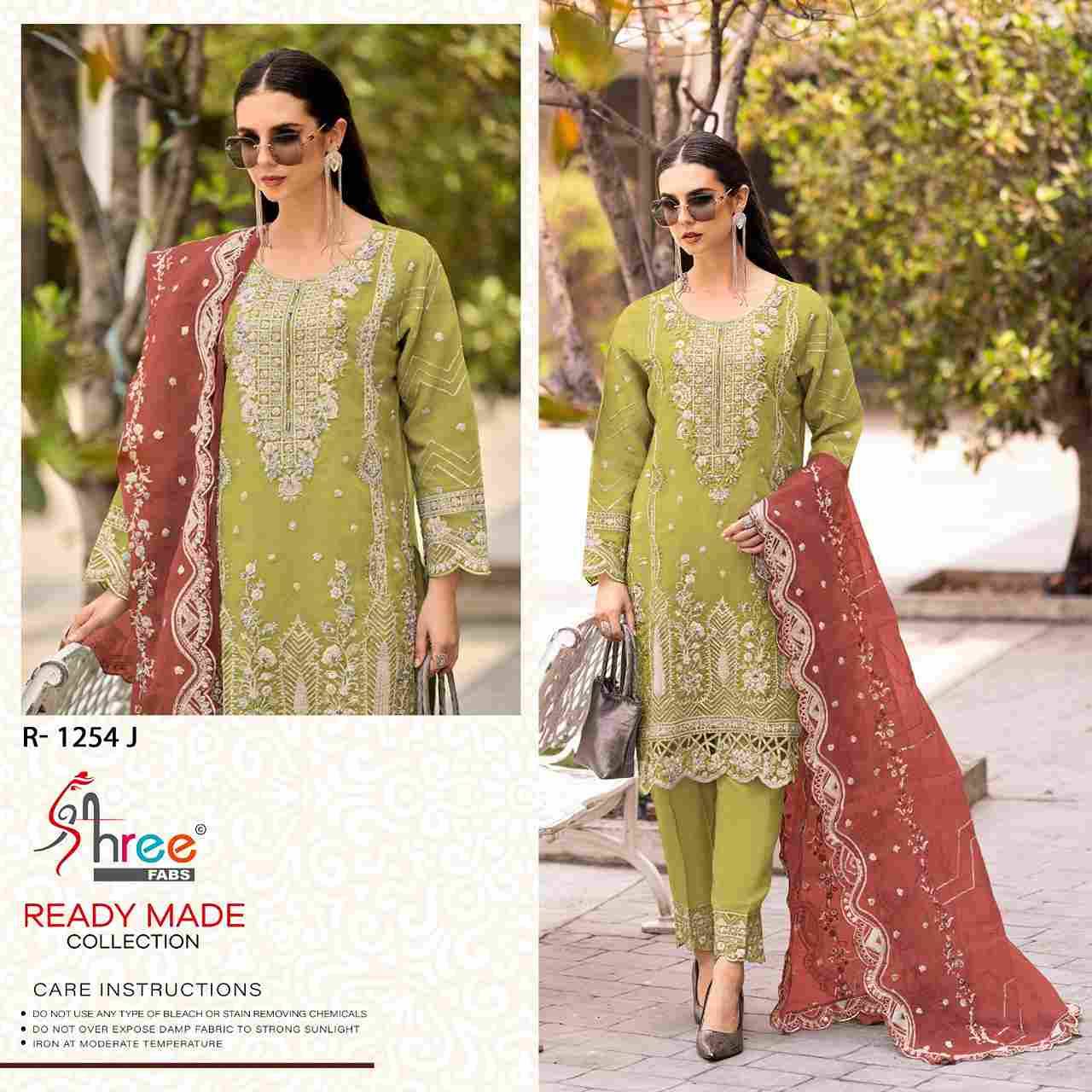 Shree Fabs Hit Design R-1254 Colours Vol-3 By Shree Fabs R-1254-I To R-1254-L Series Beautiful Pakistani Suits Stylish Fancy Colorful Party Wear & Occasional Wear Organza Embroidered Dresses At Wholesale Price