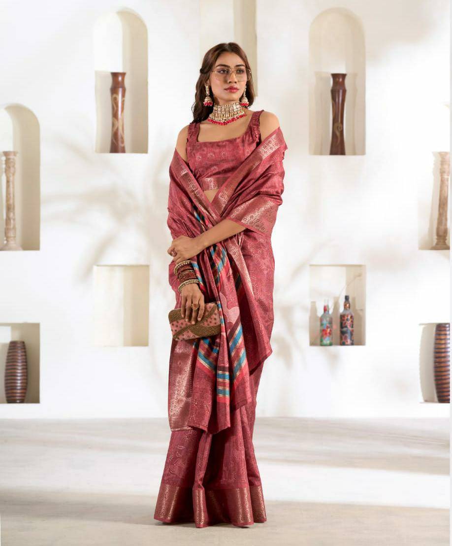 Violet Silk By Rajpath 610001 To 610006 Series Indian Traditional Wear Collection Beautiful Stylish Fancy Colorful Party Wear & Occasional Wear Soft Dola Silk Sarees At Wholesale Price