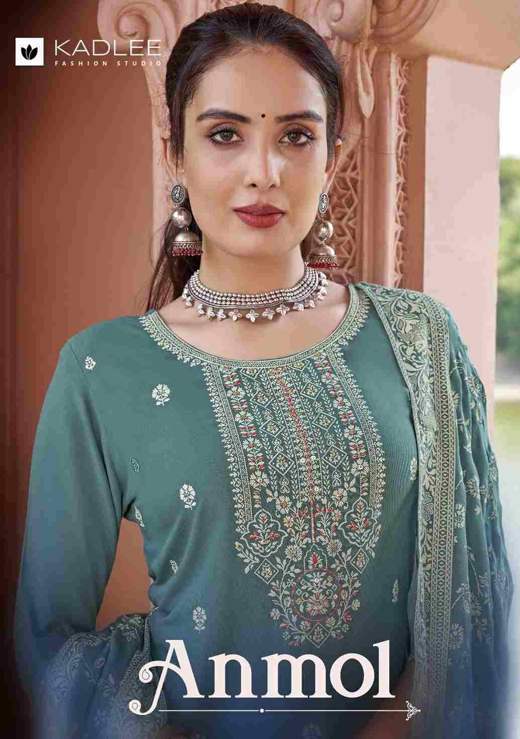 Anmol By Kadlee 1001 To 1006 Series Beautiful Festive Suits Colorful Stylish Fancy Casual Wear & Ethnic Wear Heavy Rayon Dresses At Wholesale Price