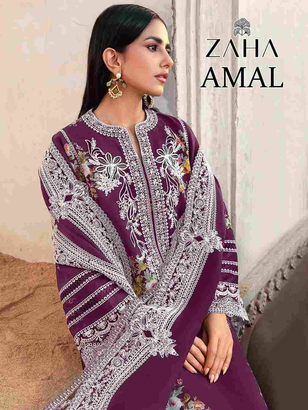 Amal By Zaha 10356-A To 10356-D Series Beautiful Pakistani Suits Colorful Stylish Fancy Casual Wear & Ethnic Wear Cambric Cotton Dresses At Wholesale Price