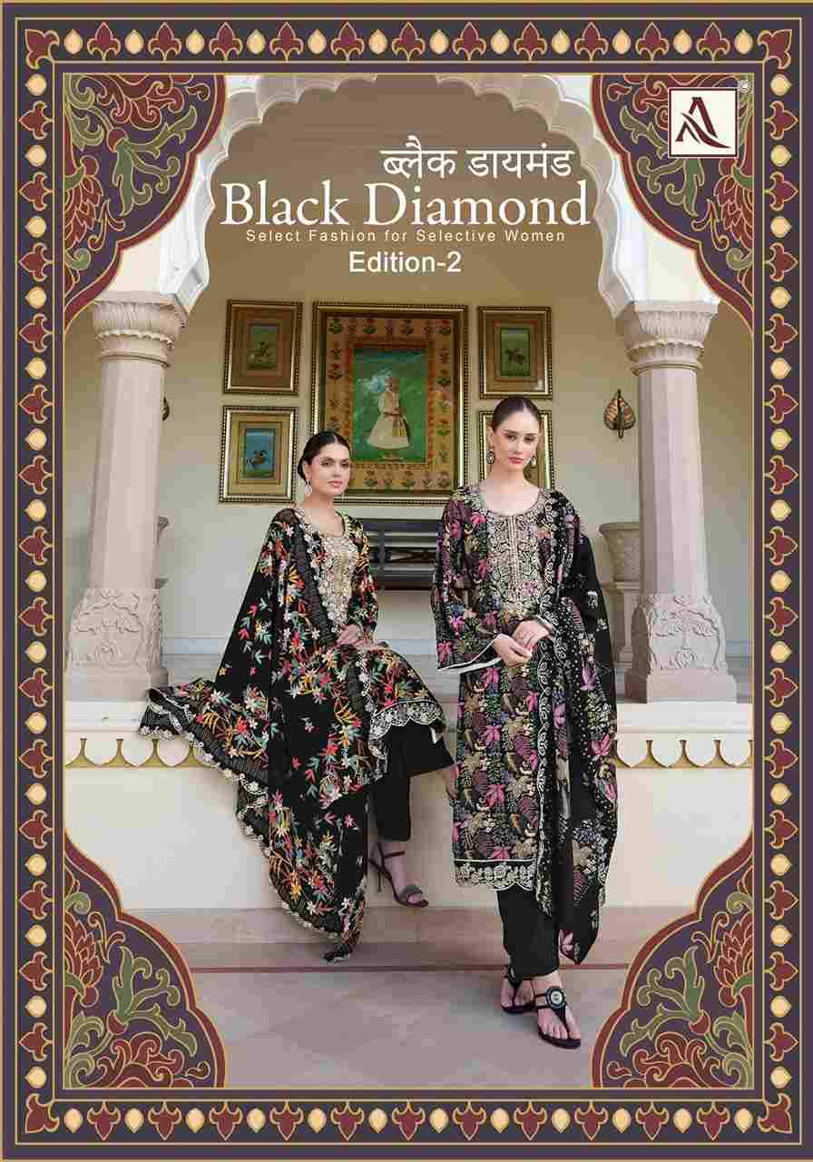 Black Diamond Vol-2 By Alok Suit 1605-001 To 1605-006 Series Beautiful Festive Suits Colorful Stylish Fancy Casual Wear & Ethnic Wear Pure Rayon Dresses At Wholesale Price