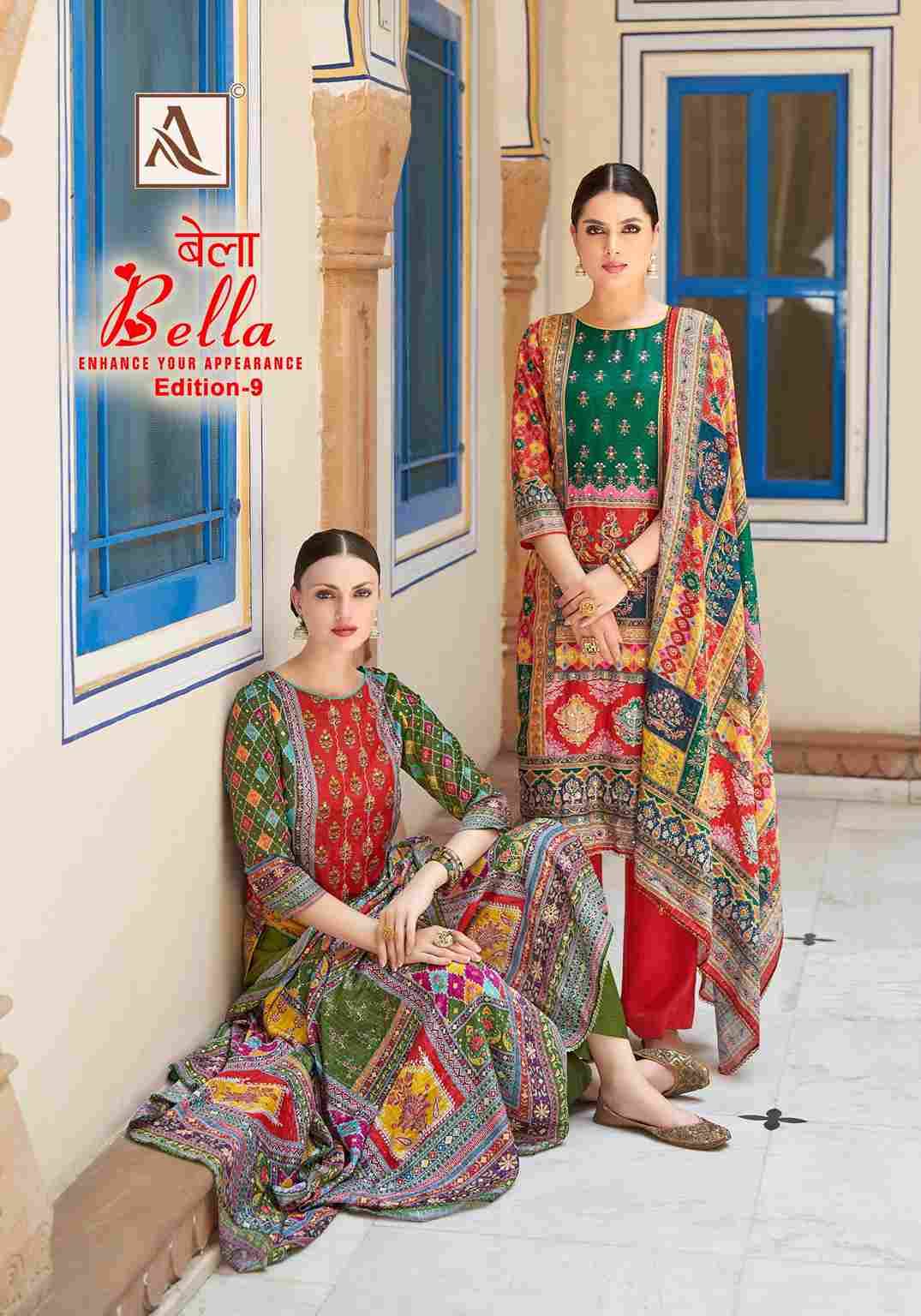 Bella Vol-9 By Alok Suit 1610-001 To 1610-006 Series Beautiful Festive Suits Stylish Fancy Colorful Casual Wear & Ethnic Wear Pure Muslin Print Dresses At Wholesale Price