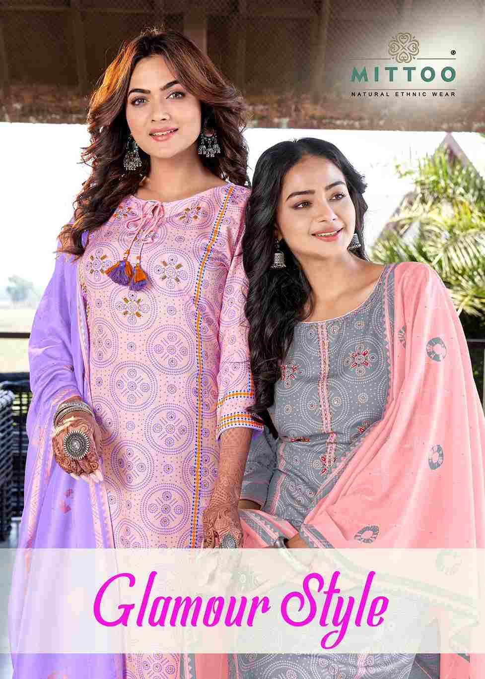 Glamour Style By Mittoo 3005 To 3010 Series Beautiful Suits Colorful Stylish Fancy Casual Wear & Ethnic Wear Muslin Print Dresses At Wholesale Price